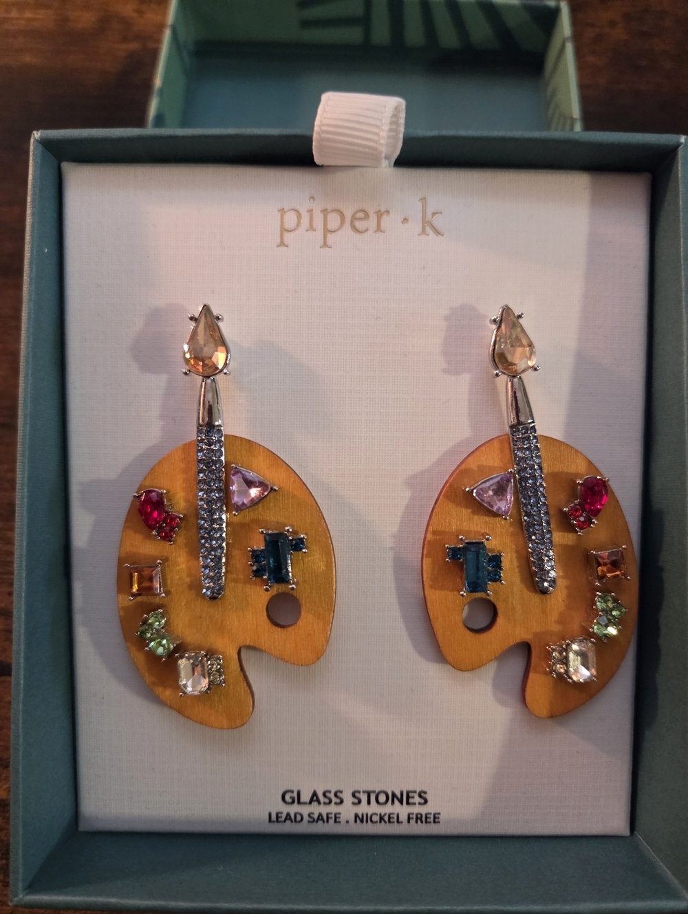 Piper K Art Paint Palette Earrings
